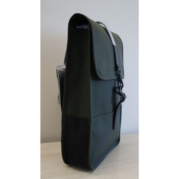RAINS 12800 Unisex One Size Green Mini Waterproof Backpack - Picture 6 of 13